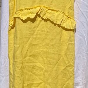 Yellow Ruffle Dress